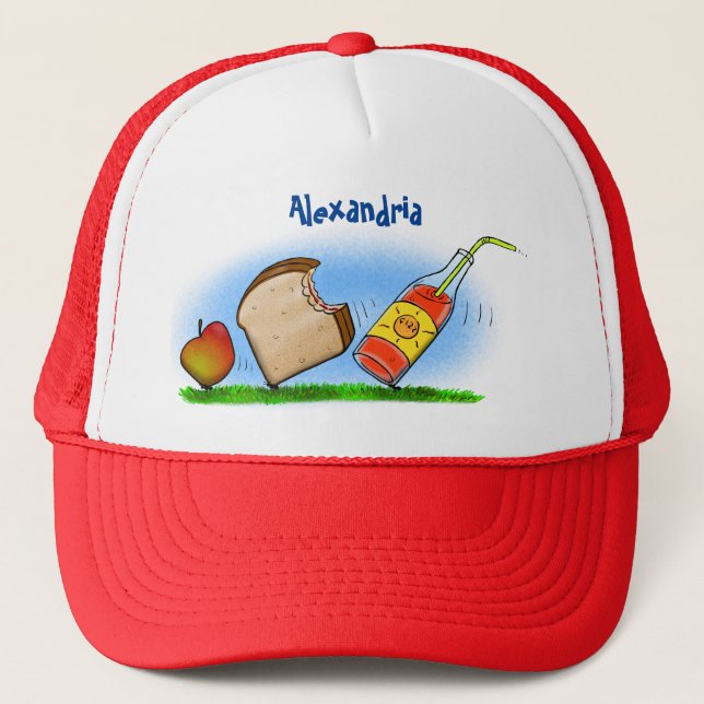 Funny ants cartoon trucker hat (Front)