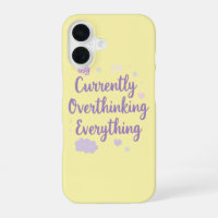 Funny Anxiety Overthinking Quote Pastel