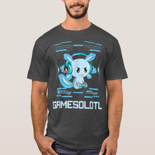Funny Aolotl Lover Gamesalotl Gaming Aolotl Kids T T-Shirt
