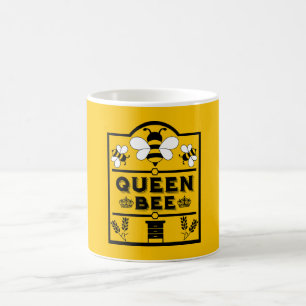 Funny Apiary Honey Queen Bee Magic Mug