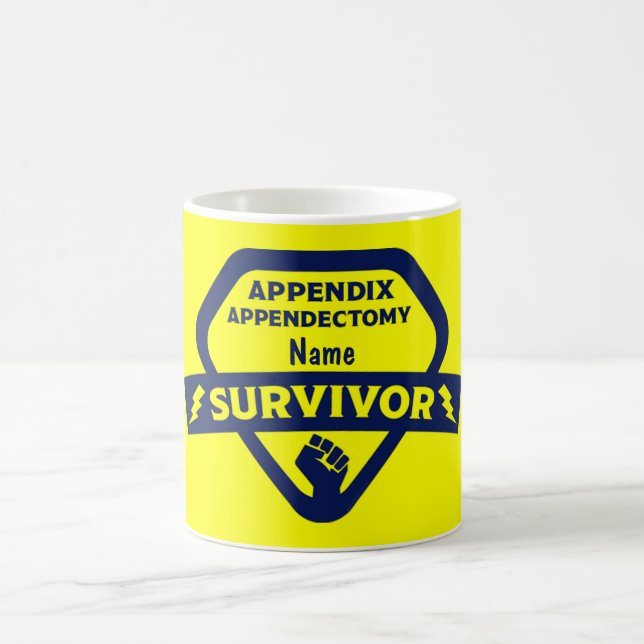 Funny Appendix Removal Surgery Appendectomy  Two-T Magic Mug (Center)
