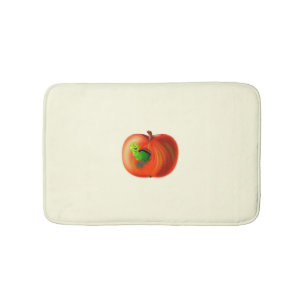 Funny Apple Bath Mat