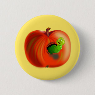 Funny Apple Button