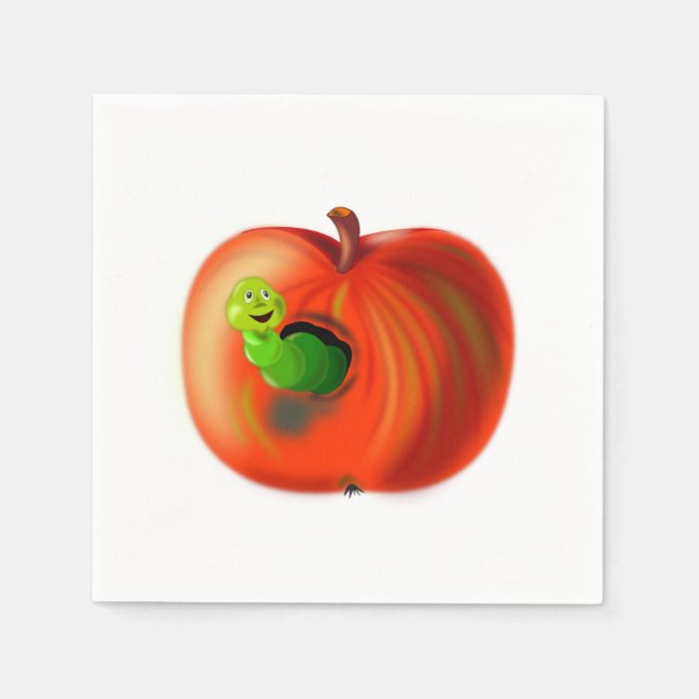Funny Apple Napkins (Front)