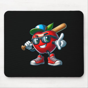 Funny Apple Playing Sell Fruit Lover Sell Player  Mouse Pad