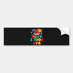 Funny April Fool's Day Pranks Kit 1st April Jokes Bumper Sticker