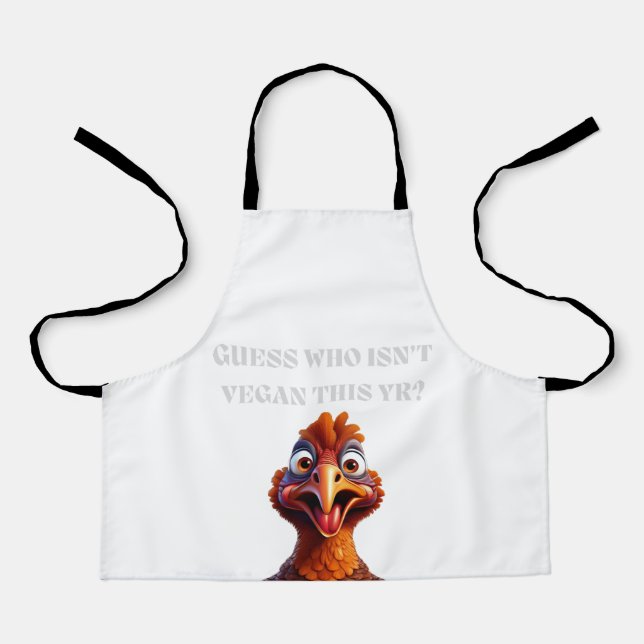 Funny apron, Thanksgiving apron (Front)