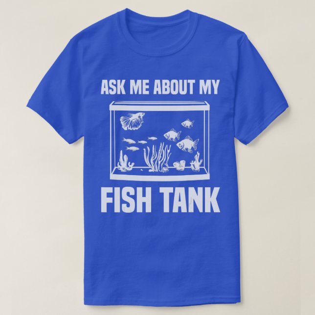 Funny Aquarium Saltwater Fish Tank Nerd Men Women  (Design Front)