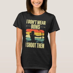 Funny Archery Art For Women Girls Archer Bow Arche T-Shirt