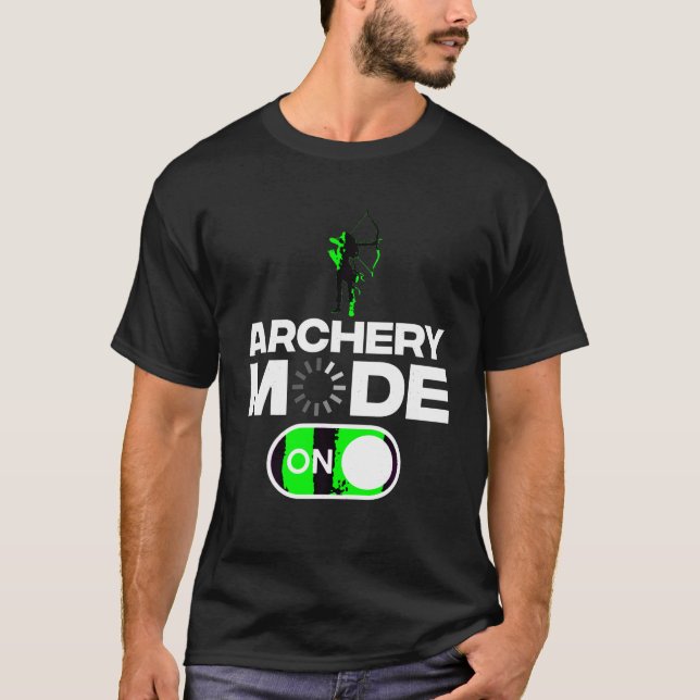 Funny Archery Design For Kids Men Women Bowhunter  T-Shirt (Front)