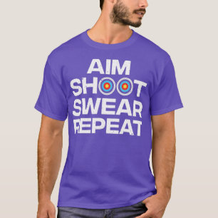 Funny Archery Designs For Men Women Shooting Bowhu T-Shirt