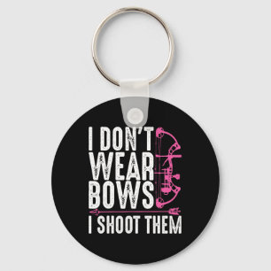 Funny Archery Gift For Women Bow Hunting Archer Mo Keychain