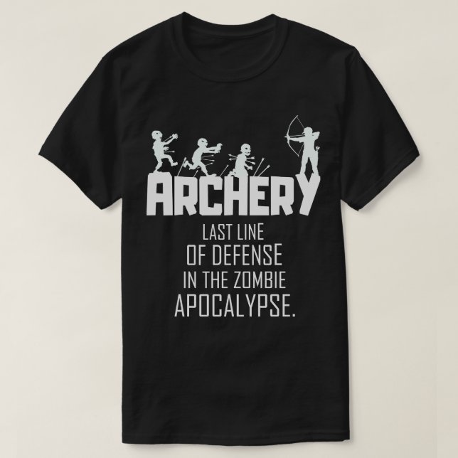 Funny Archery Gift Print Mens Womens Bow Archer Pr T-Shirt (Design Front)