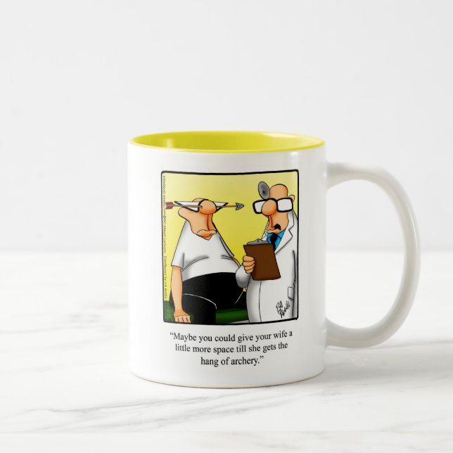 Funny Archery Humour Mug Gift (Right)