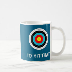Funny Archery Quote I'd Hit That Archer Gif  Coffee Mug