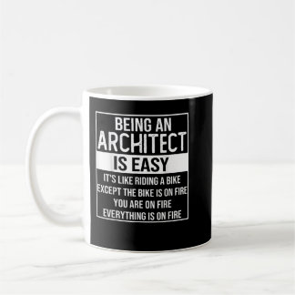 Funny architect design saying being an architect i coffee mug