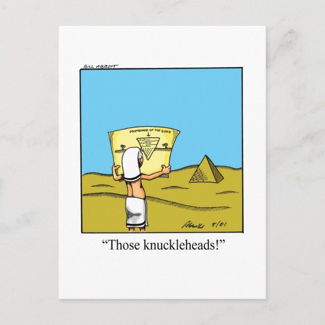 Funny Architecture Humour Postcard (Front)