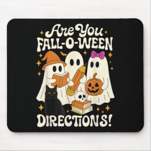 Funny Are You Fall O Ween Directions Teacher Hallo Mouse Pad