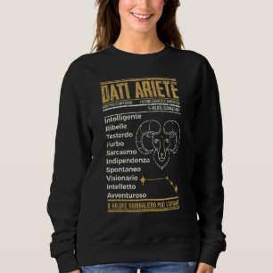 Funny Aries Zodiac Sign Sweatshirt