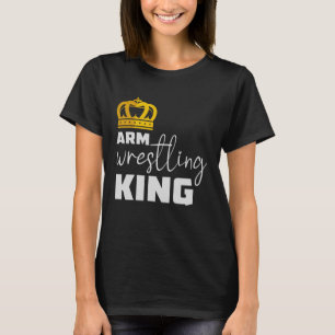 Funny Arm Wrestling Sports Power Men Arm Wrestler T-Shirt