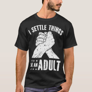 Funny Arm Wrestling T-Shirt