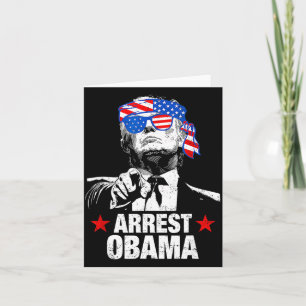 Funny Arrest Obama 2025 Shirt Arrest Obama 2025 T- Card