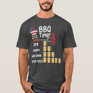 Funny art BBQ Timer Grilling barbecue grilling T-Shirt