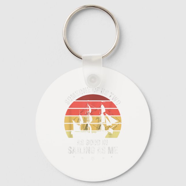 Funny Asl Christmas American Sign Language  Keychain (Front)