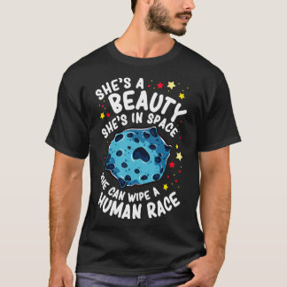 Funny Asteroid Outer Space Gift Men Kids Women Fun T-Shirt