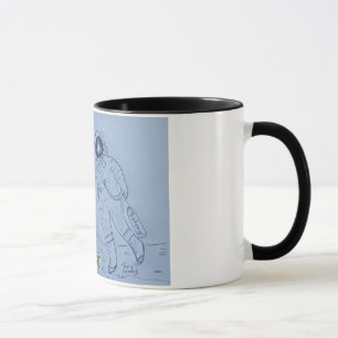 Funny astronaut Newfoundland humor . Mug