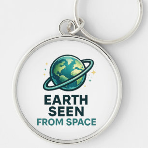 Funny Astronaut Planets Keychain