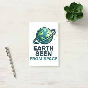 Funny Astronaut Planets Post-it Notes