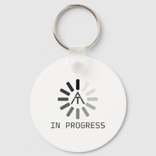 Funny At (appalachian Trail) In Progress Keychain