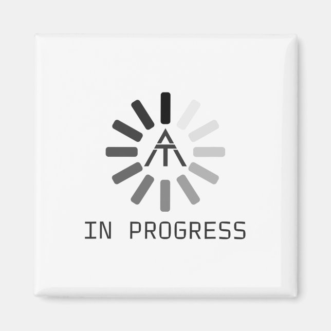 Funny At (appalachian Trail) In Progress  Magnet (Front)