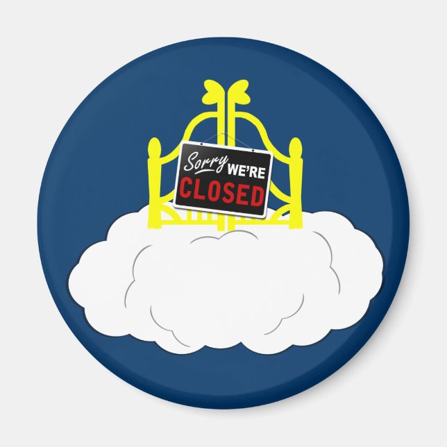 Funny atheism magnet (Front)