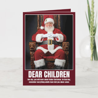 Funny atheist card