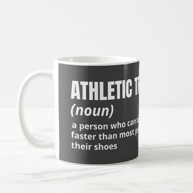 Funny Athletic Trainer Definition Coffee Mug (Left)