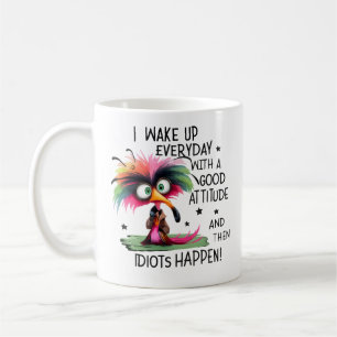 Funny Attitude Bird Graphic Tee Coffee Mug