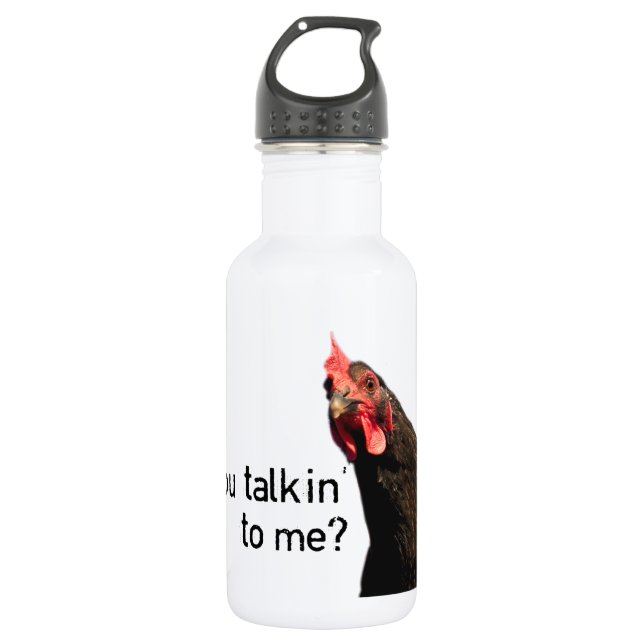 Funny Attitude Chicken 532 Ml Water Bottle (Front)