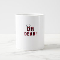 Funny Attitude Oh Dear Plaid Deer Creative Design 