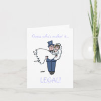 Funny Attorney Lawyers Wedding Save The Date