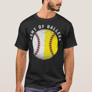 Funny Aunt Gift From Niece Softball Player Nephew T-Shirt