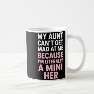 Funny Aunt Niece Mini Her Matching Family Quote  Coffee Mug