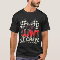 Funny Aunt Pit Crew Race Car Lover Racing Family M