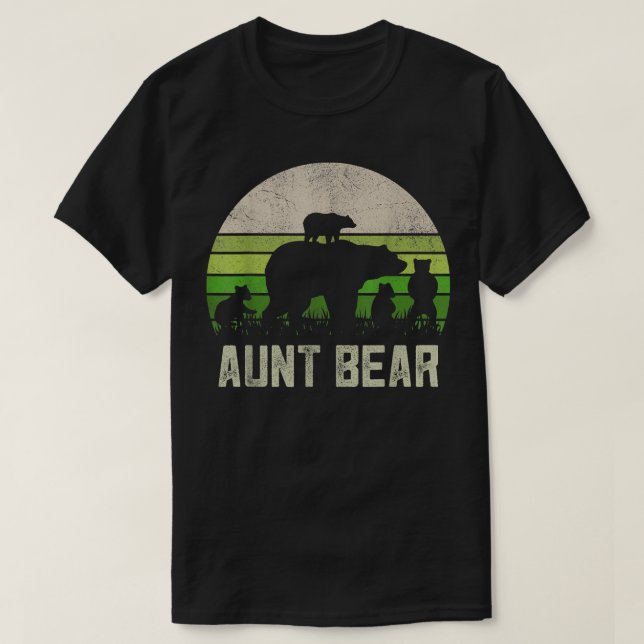 Funny Aunty Shirts From Nephew Niece, 4 Cub Kids A (Design Front)