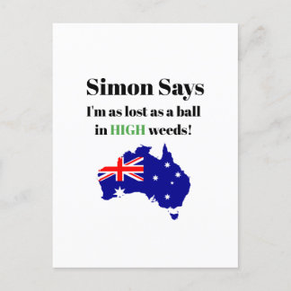 Funny Aussie Saying Postcard
