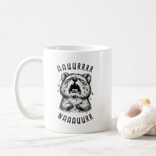 Funny Australian Aur Naur (Oh No) Crying Quokka Coffee Mug