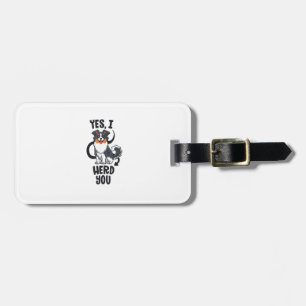 Funny Australian Shepherd Mom Gifts Aussie Yes I H Luggage Tag