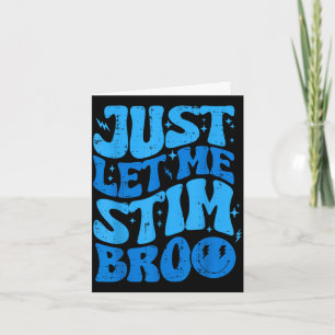 Funny autism awareness kids boys youth  card