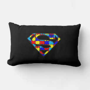 Funny Autism Awareness Superhero T-Shirt170 Lumbar Pillow